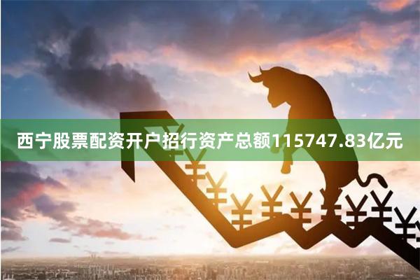 西宁股票配资开户招行资产总额115747.83亿元